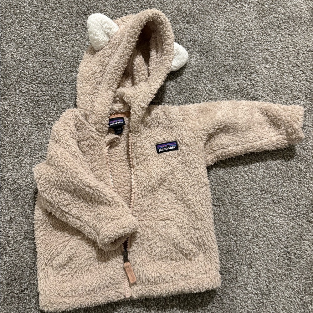 Patagonia Furry Friends Fleece jacket 3-6 months